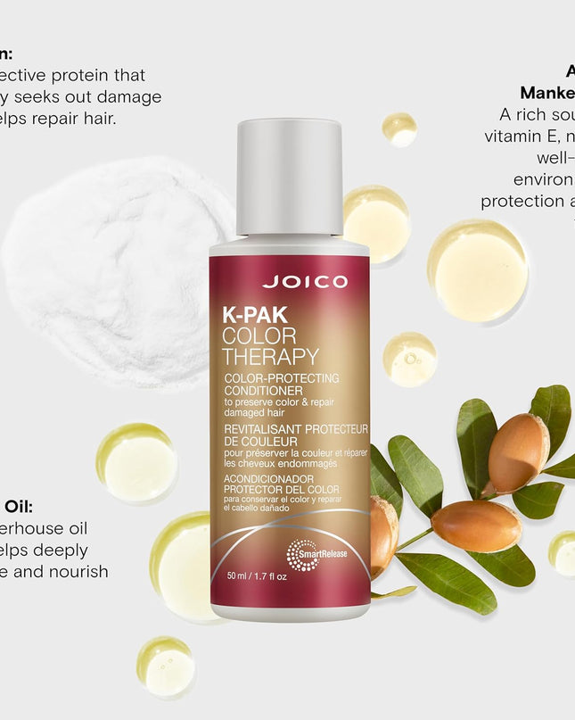 This conditioner for color-treated hair not only extends the vibrancy and life of your investment shade for up to 8 weeks, it also hydrates, strengthens strands, reduces breakage, and bumps up shine to a whole new gleam.