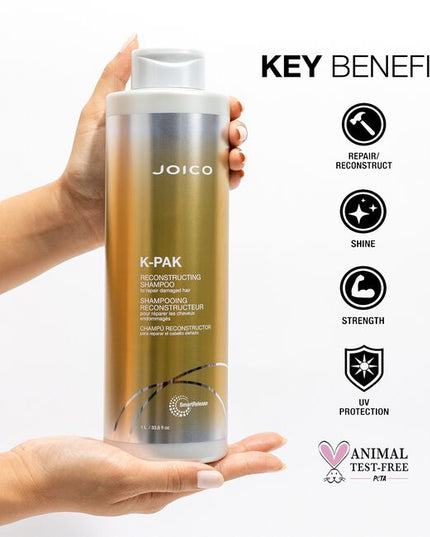 This gentle but powerfully targeted shampoo goes right to the damage, lathering in lustrous, more resilient hair from the first use. Formulated with nourishing Keratin and Guajava Fruit Extract to help fortify weak strands and ? big plus here ? prevent future damage,* our non-stripping shampoo instantly improves elasticity, strength, and shine.