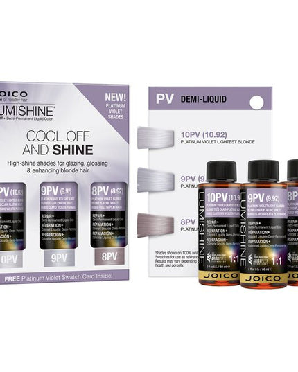 Get The Gloss That Outshines! A gentle, ammonia-free liquid color system formulated for deposit only. Guarantees predictable color results when mixed with LumiShine Crème Developer 5 Volume.