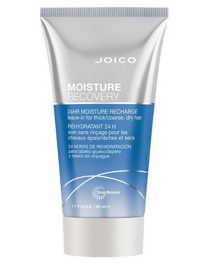 When thick, coarse, dehydrated hair needs and extra boost, 24Hr Moisture Recharge dives deep to deliver all-day moisture. This leave-in instantly detangles and nourishes hair - leaving parched strands feeling soft, smooth, silky, and protected from frizz. Layer it into your Moisture Recovery routine for a recharge of moisture.