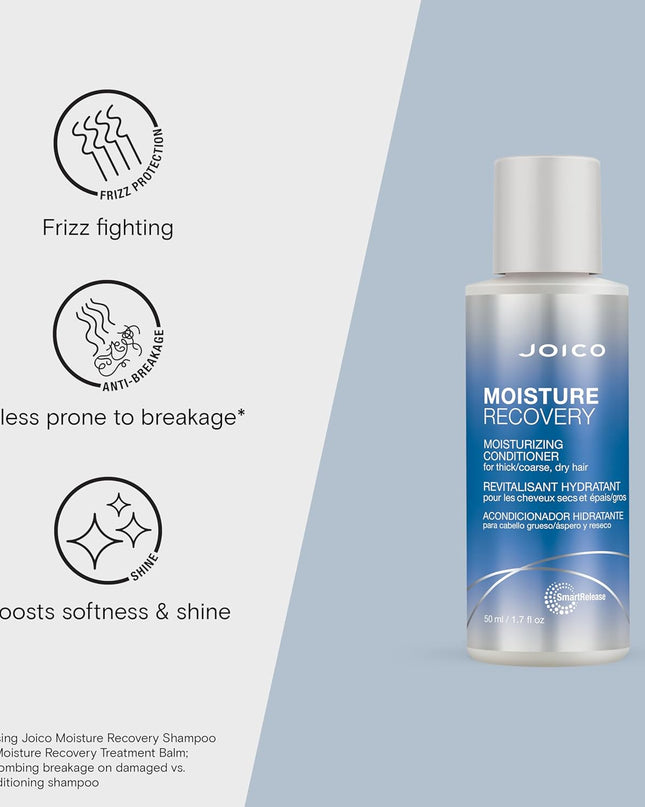 Restore hydration to thirsty locks. Advanced formula delivers all-day moisture replenishment fast. Detangles dry hair, deeply nourishes thick/coarse hair. Adds softness, smoothness, & shine. Leaves hair looking & feeling healthy and revitalized.