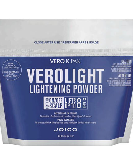 VeroLight® Lightening Powder formulated with Quadramine® Complex to help repair and protect hair as you lighten up to 8 levels. Contains K-PAK Keratin and moisturizing Sorbitol crystals for protection and healthy-looking results.