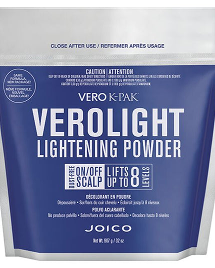 VeroLight® Lightening Powder formulated with Quadramine® Complex to help repair and protect hair as you lighten up to 8 levels. Contains K-PAK Keratin and moisturizing Sorbitol crystals for protection and healthy-looking results.