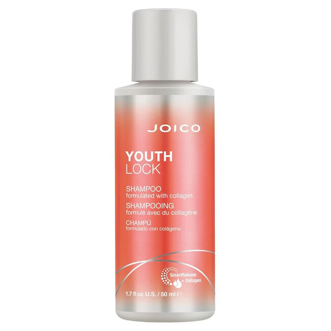 Infusing ageless body, shine, manageability, and bounce, YouthLock Shampoo revitalizes hair with the power of collagen and Buriti fruit oil – a nourishing, one-two punch that recaptures the joi-ful feel and look of lush, lively, timeless hair. Gentle enough to use daily, this sulfate-free cleanser purifies hair of dirt and grime, while delivering reduced hair fall and big-time shine for the ages.