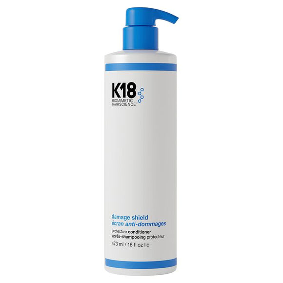 A nourishing, protective conditioner that helps shield hair from daily damage to help maintain hair health and improve smoothness and shine. Engineered to weightlessly soften and detangle while the K18PEPTIDE™ helps replenish hair during washing.