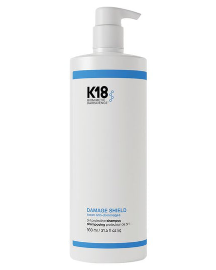 A color-safe, pH-optimized shampoo with the patented K18PEPTIDE™ to effectively cleanse while maintaining hair health and protecting hair from damage. pH-optimized formula helps reduce excess swelling of the hair cuticle during washing to help prevent frizz, preserve color, and enhance shine. Scalp microbiome-friendly and gentle enough to use every time you cleanse.