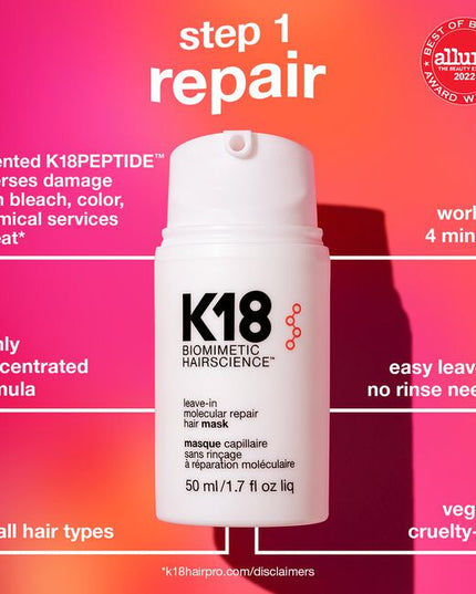 Mini trio repairs damage, heat protects + conditions, and weightlessly lifts for voluminous hair—and less breakage.