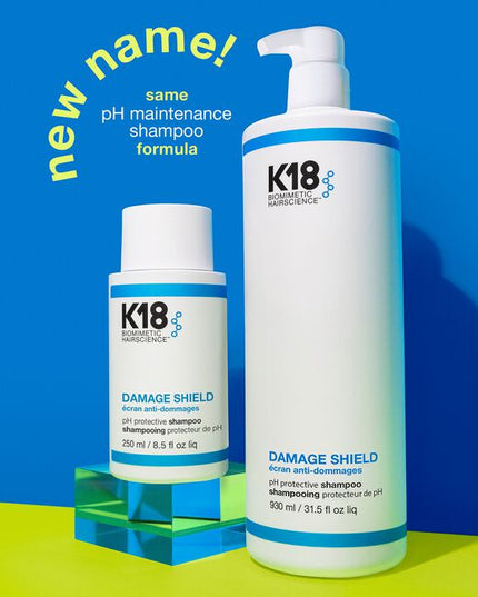 A color-safe, pH-optimized shampoo with the patented K18PEPTIDE™ to effectively cleanse while maintaining hair health and protecting hair from damage. pH-optimized formula helps reduce excess swelling of the hair cuticle during washing to help prevent frizz, preserve color, and enhance shine. Scalp microbiome-friendly and gentle enough to use every time you cleanse.
