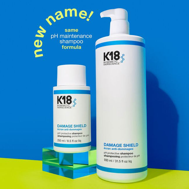 A color-safe, pH-optimized shampoo with the patented K18PEPTIDE™ to effectively cleanse while maintaining hair health and protecting hair from damage. pH-optimized formula helps reduce excess swelling of the hair cuticle during washing to help prevent frizz, preserve color, and enhance shine. Scalp microbiome-friendly and gentle enough to use every time you cleanse.