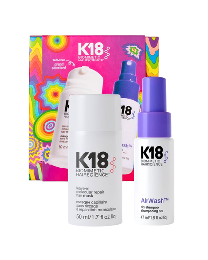 The Repair + Refresh Kit Includes:

(1) - Leave-In Molecular Repair Hair Mask, 1.7 fl. oz.
(1) - AirWash Dry Shampoo, 1.6 fl. oz.
