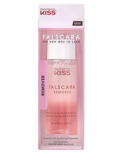 REMOVER provides gentle, easy removal of FALSCARA WISPS and BOND &amp; SEAL while nourishing the eye area. If You Can Mascara, You Can Falscara! What’s so different about Falscara? Traditional false eyelashes are glued to your lash line and rest on top of your lashes. Falscara WISPS attach to the underside of your natural lashes, so you can't even see the tiny microbands that hold the WISPS together. 