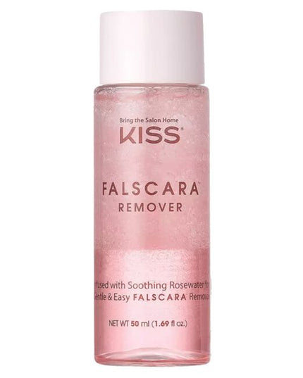 REMOVER provides gentle, easy removal of FALSCARA WISPS and BOND &amp; SEAL while nourishing the eye area. If You Can Mascara, You Can Falscara! What’s so different about Falscara? Traditional false eyelashes are glued to your lash line and rest on top of your lashes. Falscara WISPS attach to the underside of your natural lashes, so you can't even see the tiny microbands that hold the WISPS together. 
