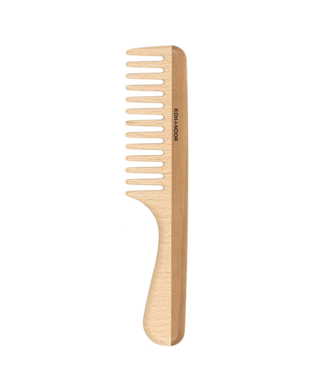 Use this exquisite comb to smooth out coarse and thick hair. Handcrafted, its teeth are expertly carved and refined to help detangle and style hair. Always gentle, this comb is durable and will keep your hair looking its best.