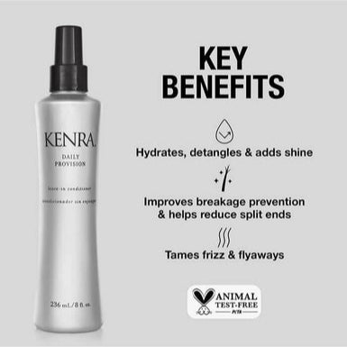 Kenra Classic Daily Provision is the essential leave-in spray with endless possibilities.