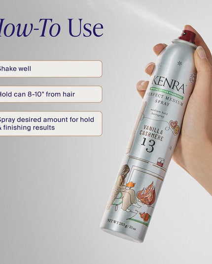 Experience buildable control with a touchable, brush-through hold and a fast-drying formula that delivers a high-shine finish. Designed to work seamlessly with thermal styling tools up to 450°F (232°C), it provides up to 72 hours of hold and humidity resistance* while keeping styles flexible and polished. Infused with a Vanilla Cashmere fragrance, it leaves hair looking beautifully styled and smelling fresh. 
