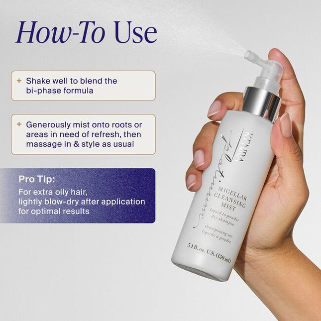 A scalp-friendly formula that cleanses at the roots, absorbs excess oil, and helps neutralize odor for hair that feels fresh and revitalized between washes.