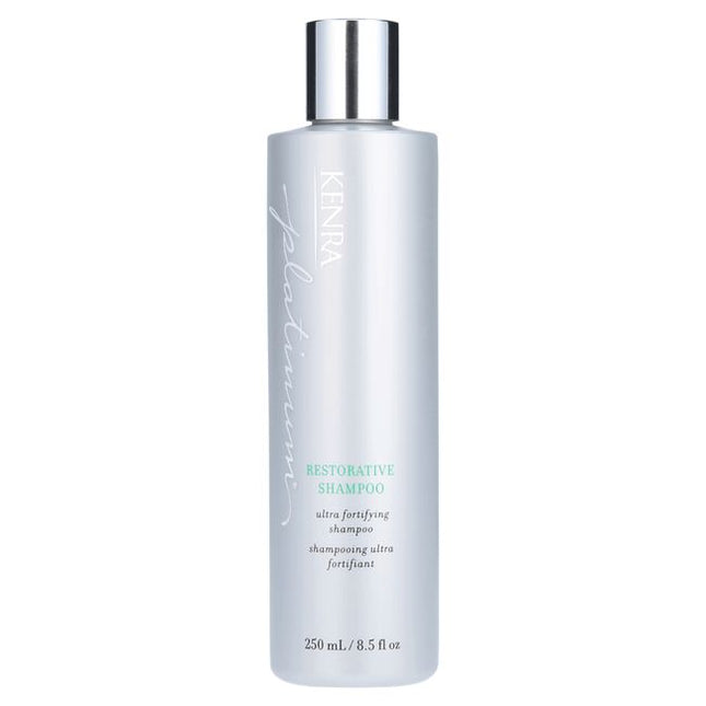Kenra Platinum Restorative Conditioner targets and deeply penetrates even the most damaged hair cuticles with Keratin Amino Acid technology to restore hair elasticity and durability. Rebuild and restore smoothness, suppleness, & shine.