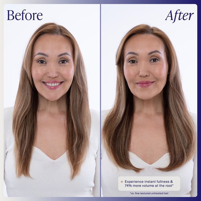 Unlock our secret to fuller, thicker looking hair after first use with the Kenra Platinum® Truly Thickening Shampoo &amp; Conditioner System. Experience instant fullness and 74% more volume at the root*. Adds hydration and shine and helps to add texture to hair for easy styling. Formulated to enhance style memory to effortlessly retain your style longer.