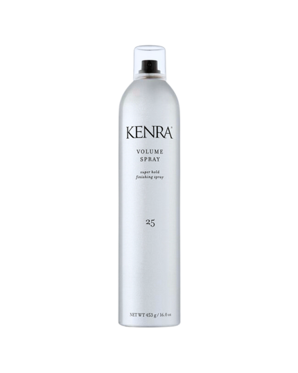 Kenra Volume Spray 25 provides the superhold and volume. This volumizing spray leaves hair looking natural and shiny while imparting the strength and volume necessary to make any style last all day.