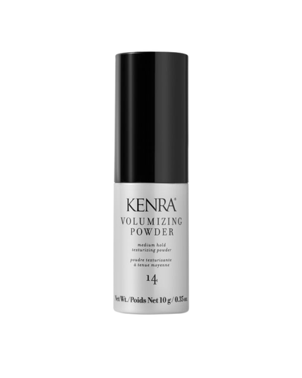 Kenra Volumizing Powder 14 is a medium hold texture powder.