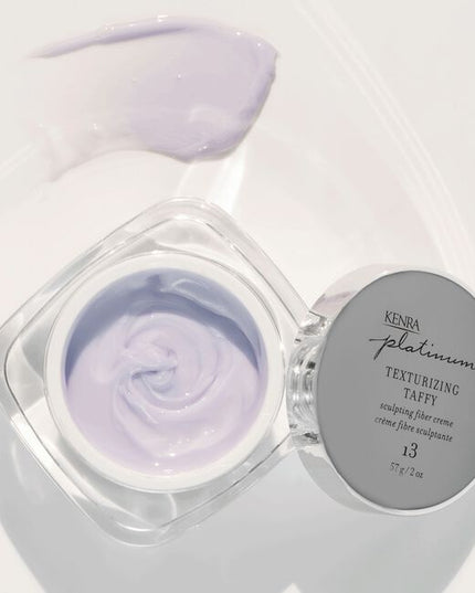 Kenra Platinum Texturizing Taffy 13 creates separation and texture with a soft, moveable feel. For flexible styling without stiffness. This sculpting taffy has a pliable formula that creates superior memory and control.