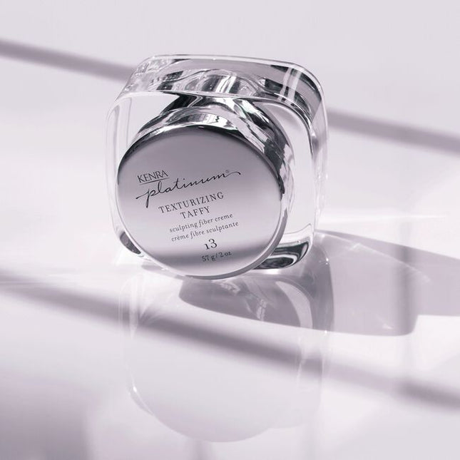 Kenra Platinum Texturizing Taffy 13 creates separation and texture with a soft, moveable feel. For flexible styling without stiffness. This sculpting taffy has a pliable formula that creates superior memory and control.