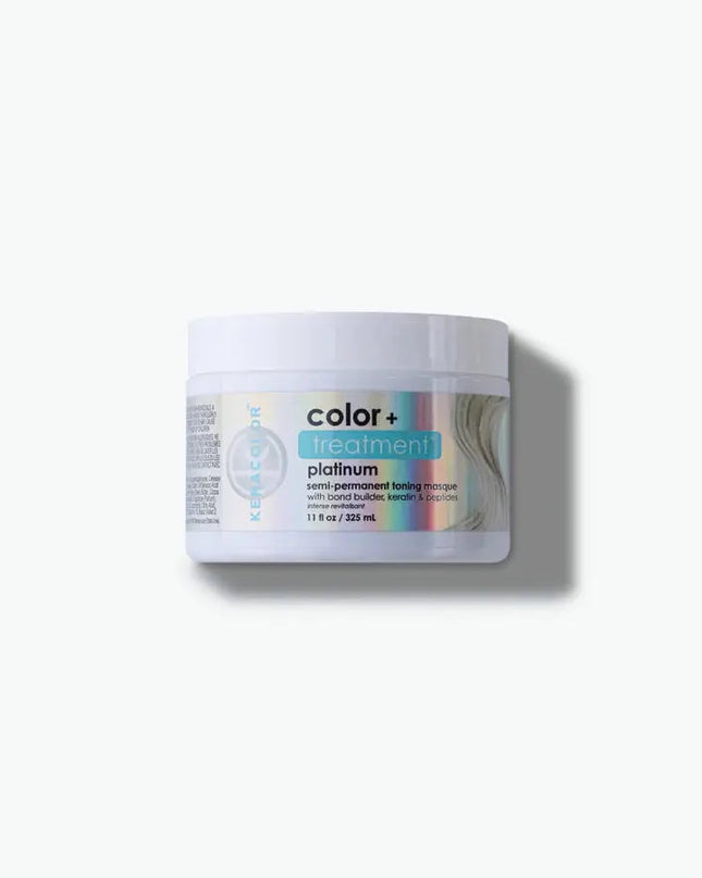 Keracolor Color + Treatment is a highly pigmented semi-permanent color depositing mask that adds temporary color pigments to refresh, enhance and maintain the color of your hair while adding hydration, shine and vibrancy.
