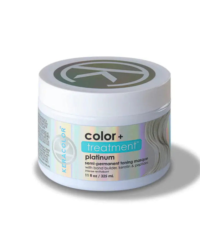 Keracolor Color + Treatment is a highly pigmented semi-permanent color depositing mask that adds temporary color pigments to refresh, enhance and maintain the color of your hair while adding hydration, shine and vibrancy.