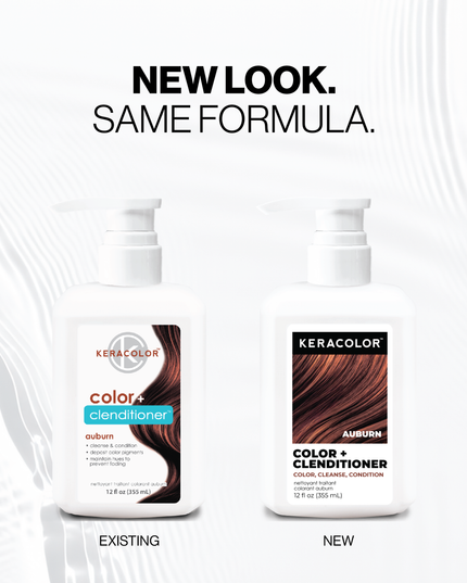 Your color, your rules. Keracolor Clenditioner lets you dial up, tone, or transform your shade every time you wash, so your hair always says exactly what you want it to. Keracolor Clenditioner delivers instant, semi-permanent color while cleansing and conditioning your hair in one step. Infused with keratin, shea butter, rose hips, and jojoba oil.