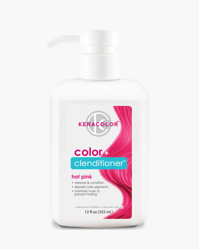Experience instant semi-permanent for vivid fashion, pastel, and natural hair color with Keracolor’s Color + Clenditioner. Non-damaging deposit -only, this clenditioner replenishes your hair while enhancing, transforming and toning your hair color. It’s built smart, adding color intensity with every use and extending color between salon trips.