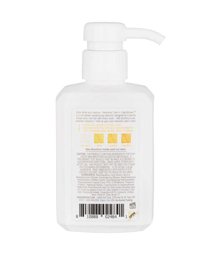 Keracolor introduces Color + Clenditioner, a new non-lathering conditioning cleanser which deposits color pigments to vividly colored or pre-lightened hair, taking the co-wash into vibrant new territory in the hair color market.