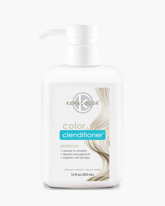 Experience instant semi-permanent for vivid fashion, pastel, and natural hair color with Keracolor’s Color + Clenditioner. Non-damaging deposit-only, this clenditioner replenishes your hair while enhancing, transforming and toning your hair color. It’s built smart, adding color intensity with every use and extending color between salon trips.