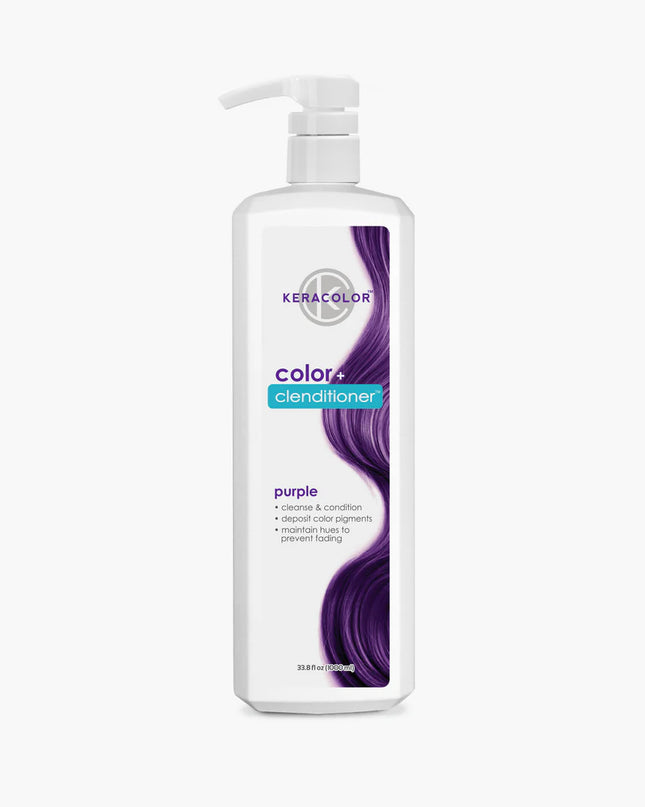 Experience instant semi-permanent for vivid fashion, pastel, and natural hair color with Keracolor’s Color + Clenditioner. Non-damaging deposit-only, this clenditioner replenishes your hair while enhancing, transforming and toning your hair color. It’s built smart, adding color intensity with every use and extending color between salon trips.