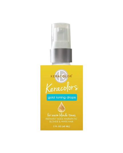 Giddy for Golden Tones?

These golden toning drops are keratin infused to rebuild hair from the inside
out. Packed with coconut and caster oils to provide hydration, strength and
moisture while sealing damaged cuticles.
