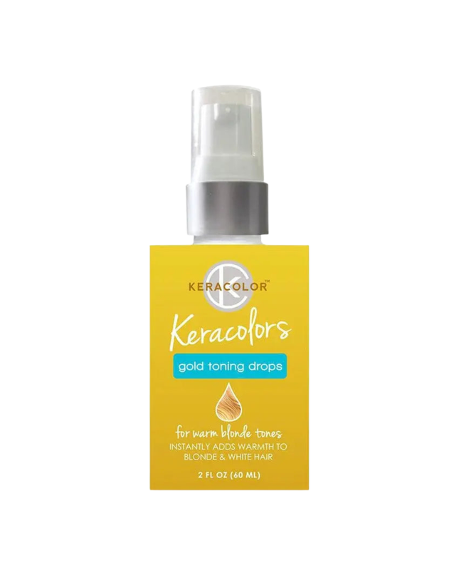 Giddy for Golden Tones?

These golden toning drops are keratin infused to rebuild hair from the inside
out. Packed with coconut and caster oils to provide hydration, strength and
moisture while sealing damaged cuticles.