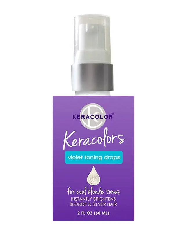 These violet toning drops are keratin infused to rebuild hair from the inside out. Packed with coconut and caster oils to provide hydration, strength and moisture while sealing damaged cuticles.