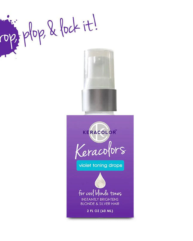 These violet toning drops are keratin infused to rebuild hair from the inside out. Packed with coconut and caster oils to provide hydration, strength and moisture while sealing damaged cuticles.