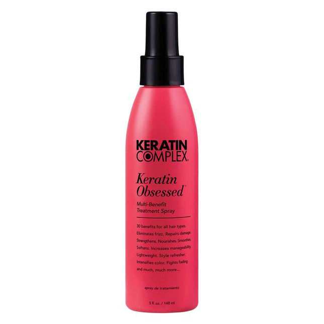 This lightweight all-in-one multi-benefit spray is bursting with keratin protein and is packed with 30 hair repair benefits that deliver frizz control along with stronger, more vibrant, healthy hair. For frizzy, damaged, or dry hair.