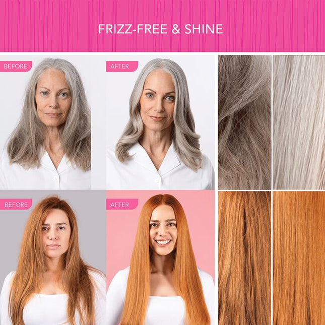 This professional one-step keratin treatment rebuilds and repairs the bonds of the hair for stronger, healthies hair. Vitalshot helps strengthen hair from the inside out to help reverse long term damage and can be added to all color and lightener services. Vitalshot requires no change to color formulations or processing time.