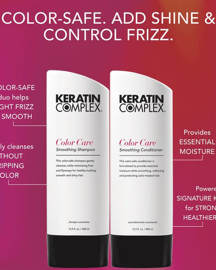 This color-safe conditioner is formulated to provide essential moisture while smoothing, softening and protecting color-treated hair. For all hair types, including dry, damaged, color-treated, and keratin-treated hair.