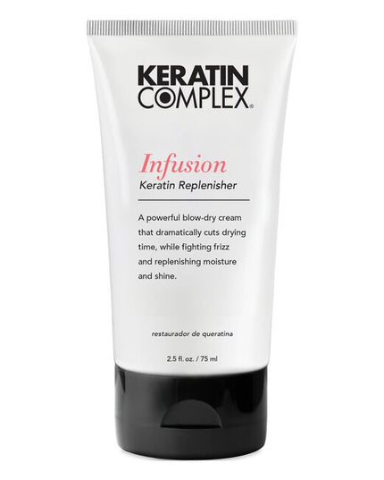 A powerful blow-dry cream that dramatically cuts blow-dry time while providing frizz control and hair smoothing benefits. For frizzy, damaged, or dry hair.