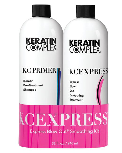 THE PERFECT PAIRING TO EVERY COLOR SERVICE! Every Color. Any Brand. Any Time. This quick color-locking smoothing treatment is an express salon professional service that delivers polished, more manageable, healthy hair with frizz control results that last up to 6 weeks. KCEXPRESS takes only 15 minutes when added to a hair color service!