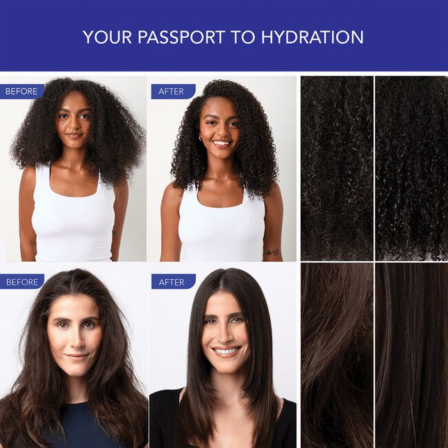 This moisture-rich conditioner repairs and strengthens for intense hydration, softness and shine. No added sulfates, sodium chloride or parabens. For all hair types, particularly those with dry, damaged hair.