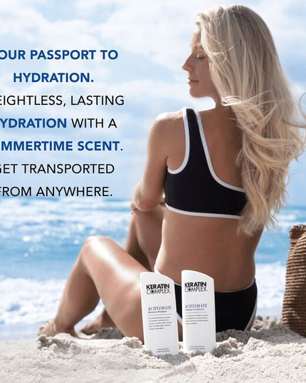 This hydrating shampoo is packed with proteins, amino acids, and vitamins to nourish, soften, and add shine. No added sulfates, sodium chloride, and parabens. Inspired by the sun-soaked beaches of South Florida, it features our signature scent—a blend of candied apple, whipped cream, sandalwood and rose—for a touch of summertime luxury in every wash.