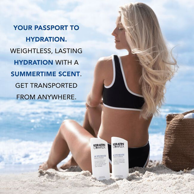 This hydrating shampoo is packed with proteins, amino acids, and vitamins to nourish, soften, and add shine. No added sulfates, sodium chloride, and parabens. Inspired by the sun-soaked beaches of South Florida, it features our signature scent—a blend of candied apple, whipped cream, sandalwood and rose—for a touch of summertime luxury in every wash.