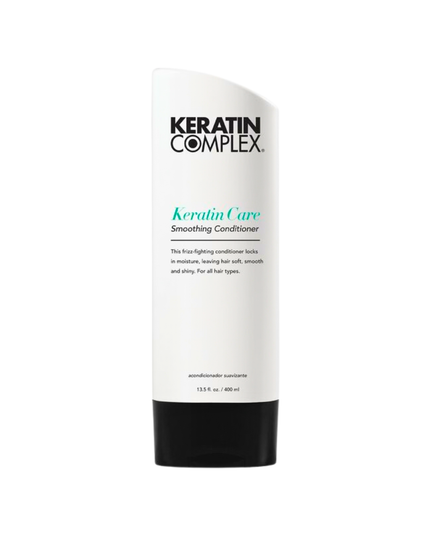 This frizz-fighting conditioner locks in moisture and enhances softness, smoothness, and shine.