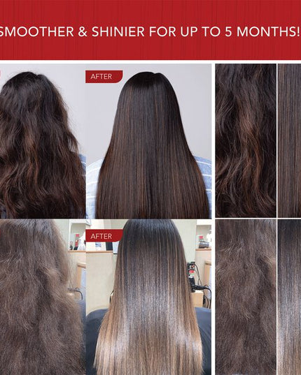 Enjoy up to 5 months of smooth, shiny, manageable hair with our award-winning signature Natural Keratin Smoothing Treatment for sleek strands. Clients looking for smooth, shiny, more manageable hair with the maximum longevity.