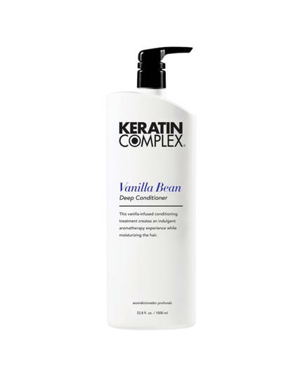 A rich, vanilla-infused conditioning treatment that creates a fragrant aromatherapy experience while moisturizing for healthy hair. For dry, dull, damaged, or overprocessed hair.