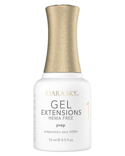 Kiara Sky’s Gel Extensions Prep HEMA Free is the essential first step to achieving flawless and long-lasting nail enhancements. This innovative formula gently dehydrates and balances the natural nail plate, creating the ideal surface for superior adhesion.