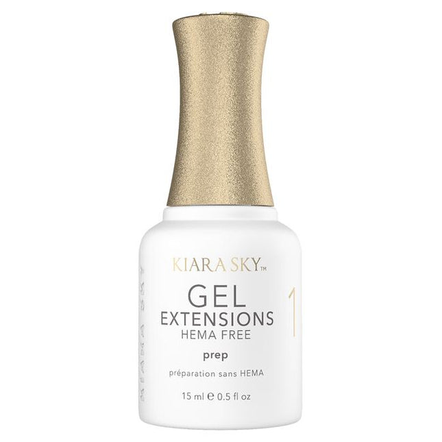 Kiara Sky’s Gel Extensions Prep HEMA Free is the essential first step to achieving flawless and long-lasting nail enhancements. This innovative formula gently dehydrates and balances the natural nail plate, creating the ideal surface for superior adhesion.